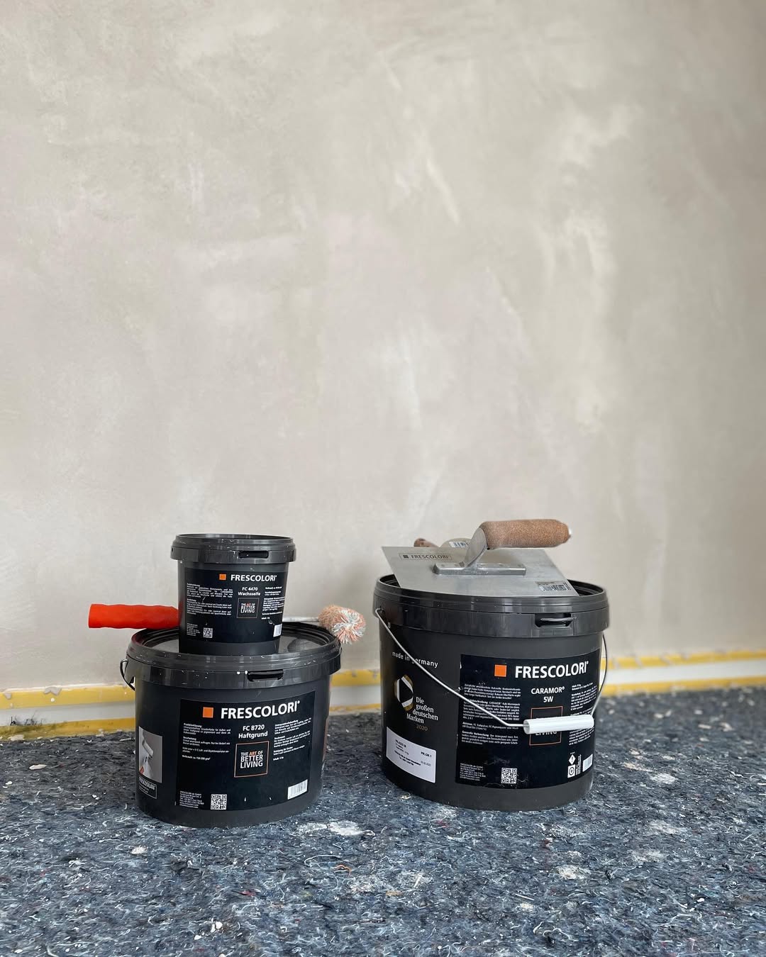 Work in progress 🦾 #montag #spachteltechnik #maler #malerundlackierer #frescolori #design #desi